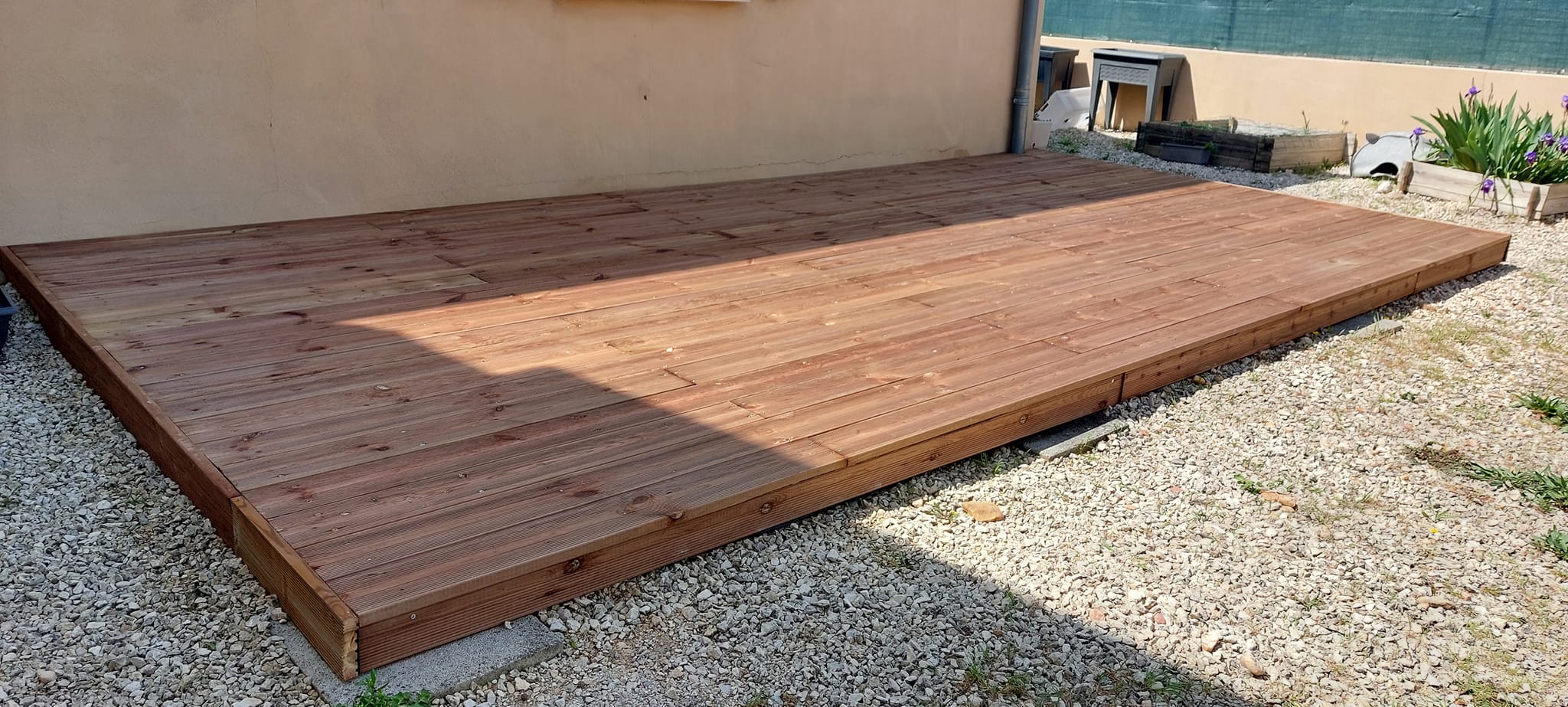 Pose d'une terrasse en bois sur lambourdes — Bricol' Girl